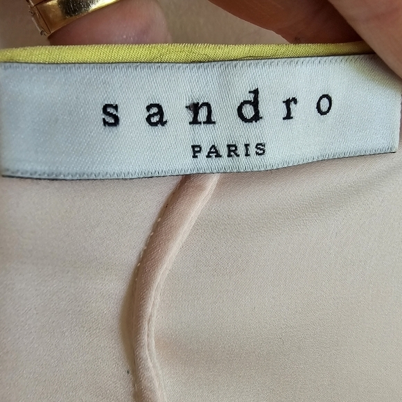 Sandro Paris Silk Lace Slip Camisole - Picture 12 of 15